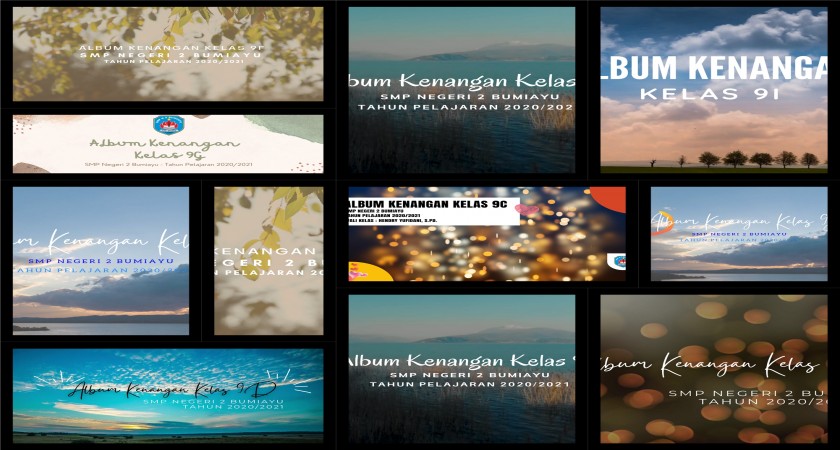 ALBUM KENANGAN KELAS 9 TAHUN PELAJARAN 2020/2021