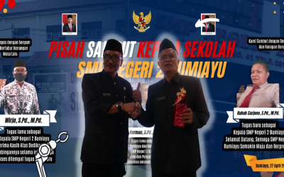 Pisah Sambut Kepala Sekolah SMP Negeri 2 Bumiayu
