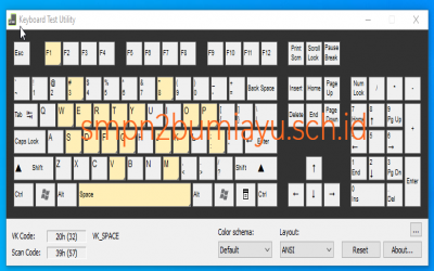 Apakah keyboard laptop anda bermasalah? Pastikan dengan Software ini !
